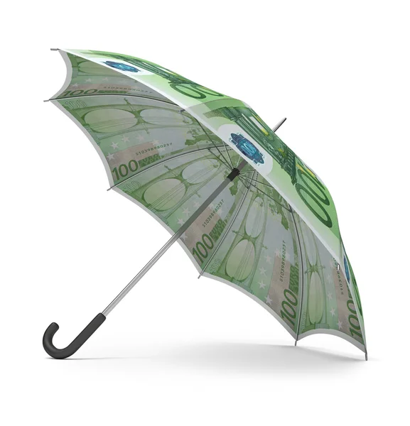 Euro umbrella — Stock Photo, Image