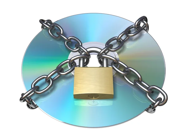 保護されているディスク — ストック写真