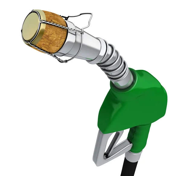 Цены на бензин падают — стоковое фото