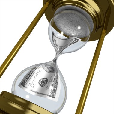 Time and money concept clipart