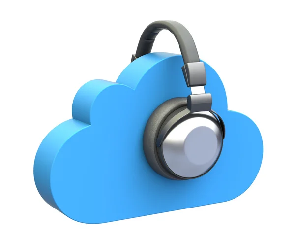 Conceito de música Cloud — Fotografia de Stock