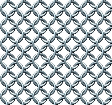 Seamless Chainmail Texture clipart