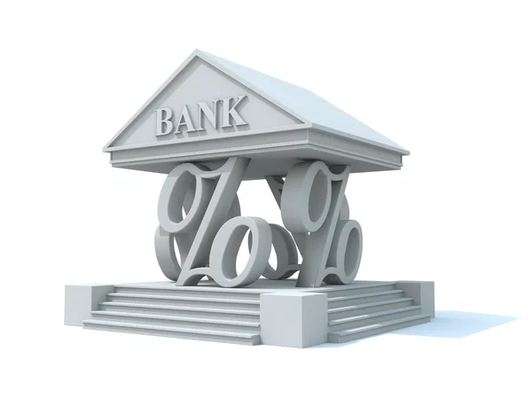 Pilares de banca — Fotografia de Stock