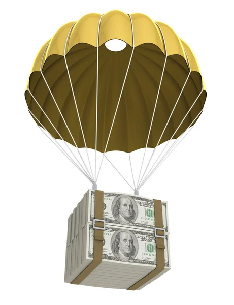 Golden Parachute — Stock Photo, Image