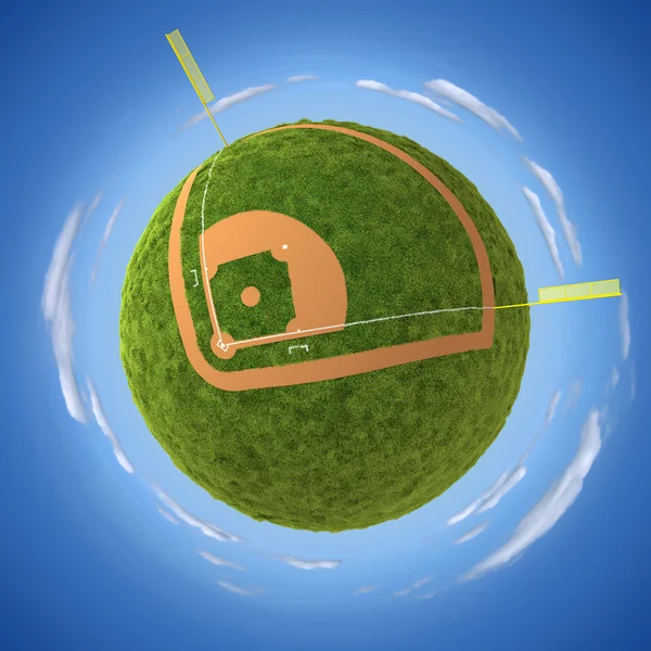 stock image Baseball field