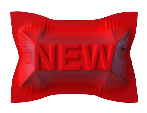 Извращенное 3D слово "NEW" " — стоковое фото