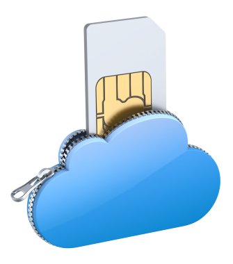 SIM kart içinde belgili tanımlık bulut