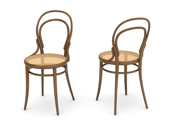 Cadeiras de madeira — Fotografia de Stock
