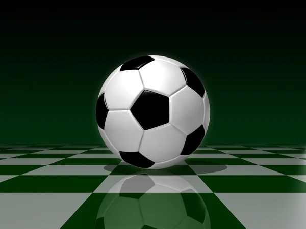 Soccer battlefield — Stock Photo, Image