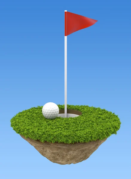 Площадка для гольфа — стоковое фото