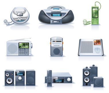 Vector household appliances icons. Part 8 clipart