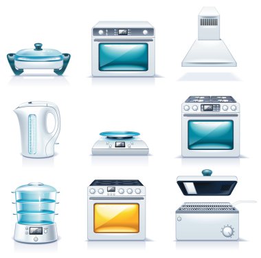 Vector household appliances icons. Part 2 clipart