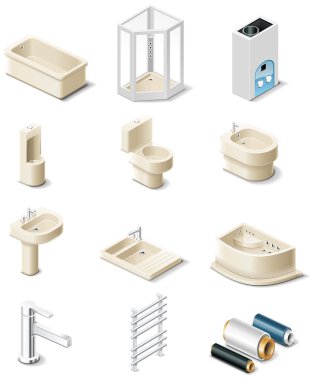 Building products. Part 5. Sanitary engineering clipart