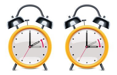 Vector daylight saving time clipart