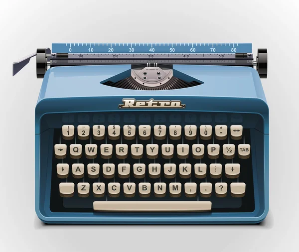 Vektor-Schreibmaschine xxl-Symbol — Stockvektor