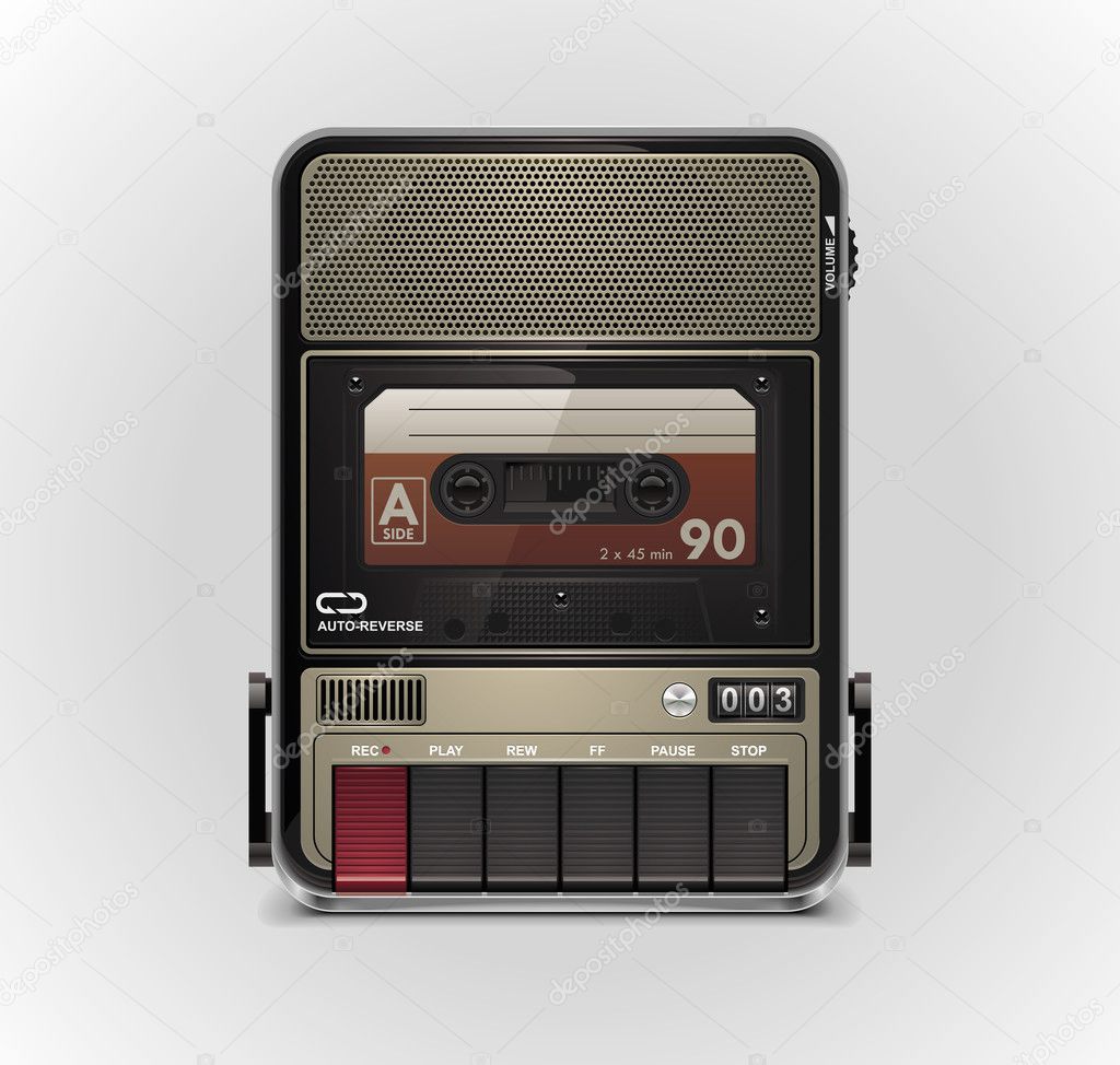 Vector cassette recorder XXL icon