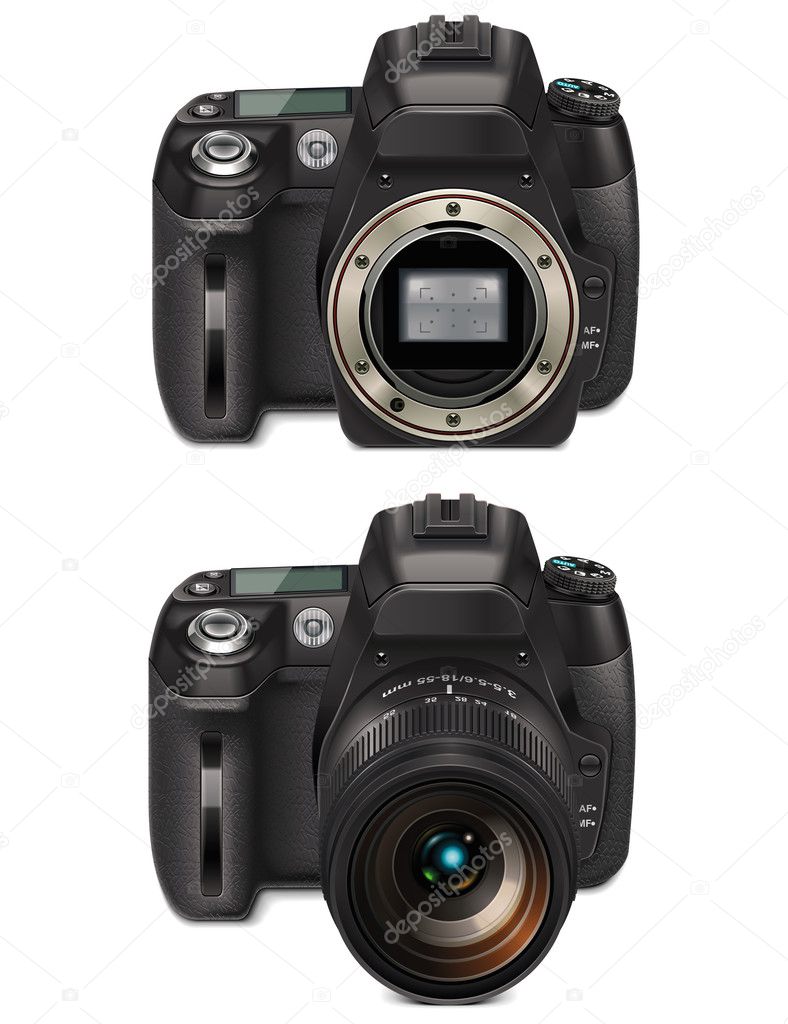 Vector SLR camera XXL icon