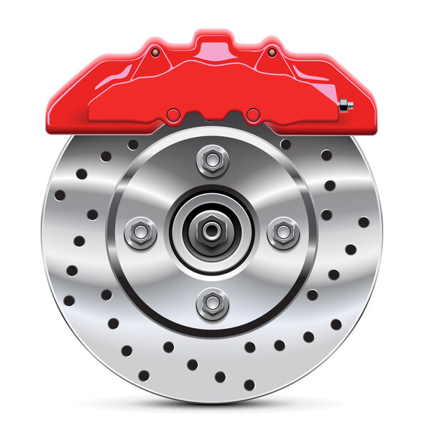 Тормозной диск с калипером
