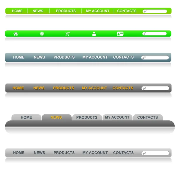 düzenlenebilir gezinti çubuğu