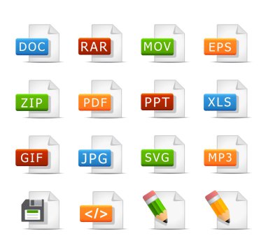 Belge uzantısı simgesini