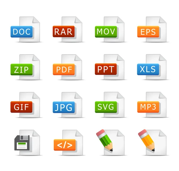 Belge uzantısı simgesini