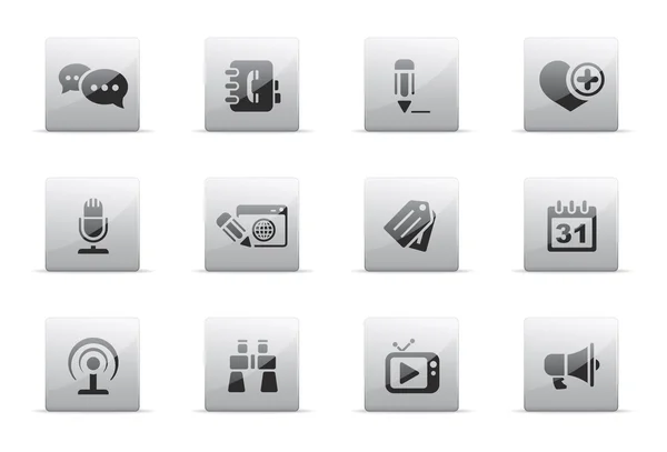 blog ve Sosyal Icon set