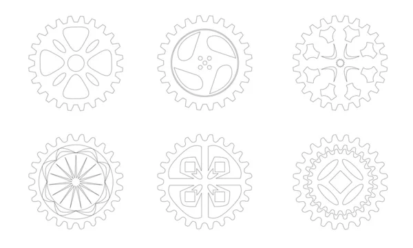 stock vector Art gears