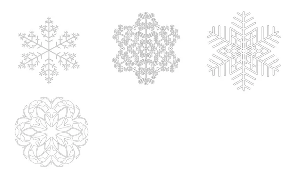 เกล็ดหิมะ — ภาพเวกเตอร์สต็อก