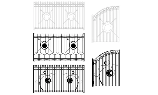 Stock vector Fences