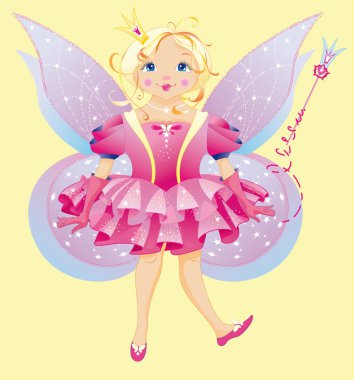 The beautiful fairy clipart