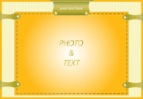 stock vector Frame for the inscriptions and pictures