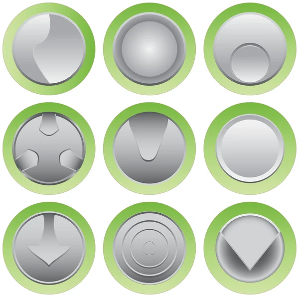 Conjunto de botões — Vetor de Stock