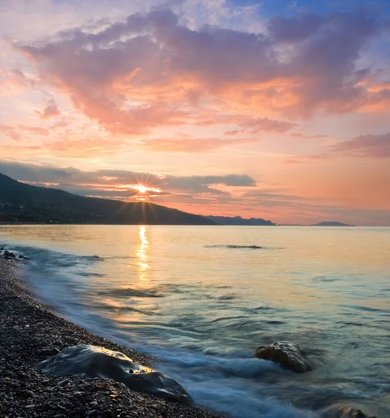 stock image Early morning on a sea coast