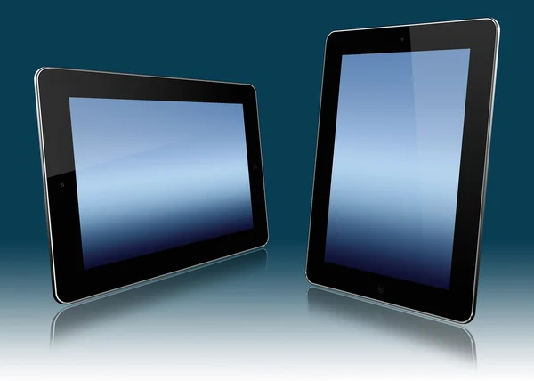 Twee tablet-pc — Stockfoto