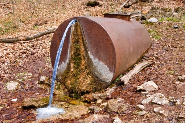 Source of mountain river — Stock Photo, Image