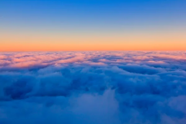 stock image Above dense clods at the evening