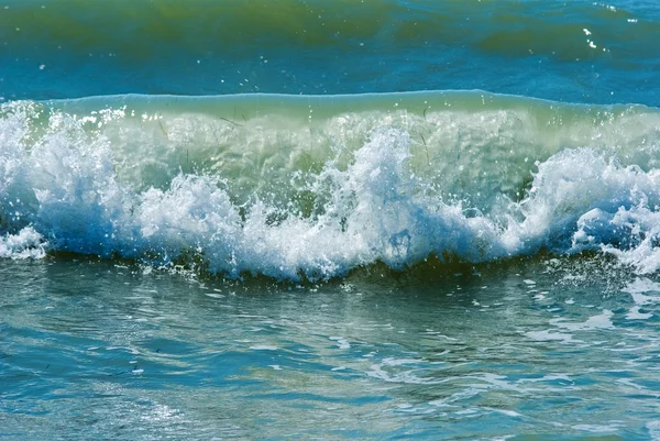 Closeup zee golven — Stockfoto