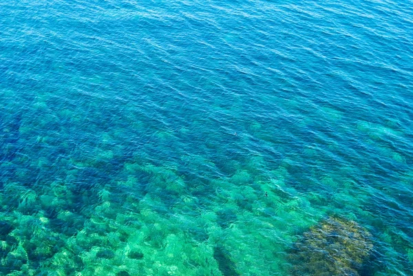 Emerald sea as a background — Stock Photo, Image