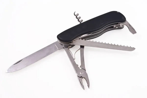 Piccolo coltello elegante isolato su sfondo bianco — Foto Stock