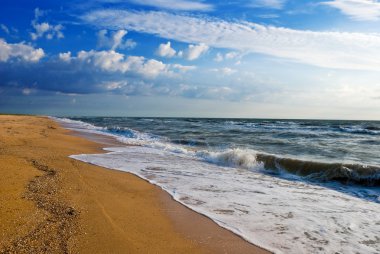 sıcak bir yaz günü deniz plaj