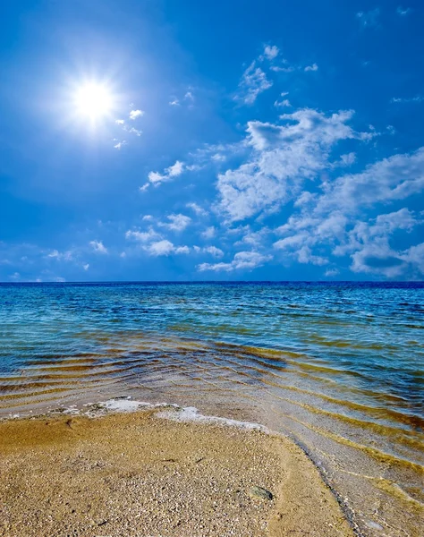 Blå havet på sommaren — Stockfoto