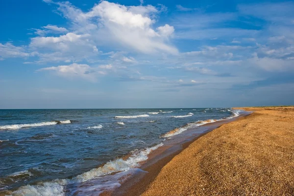 stock image Evening on a azov sea