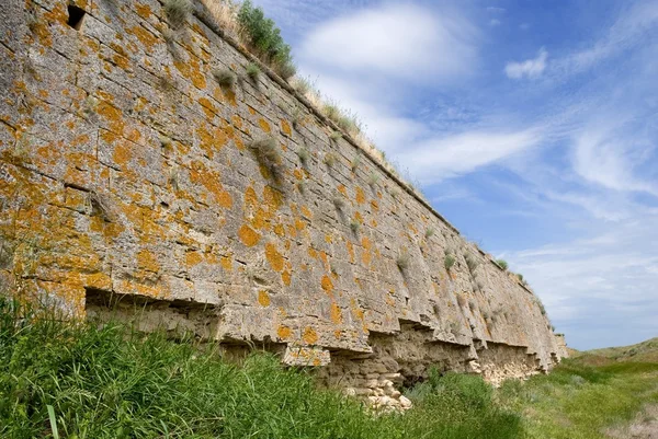 Gamla fästning vägg — Stockfoto