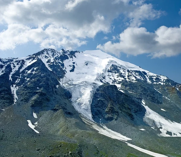 Льодовик в на гори — стокове фото