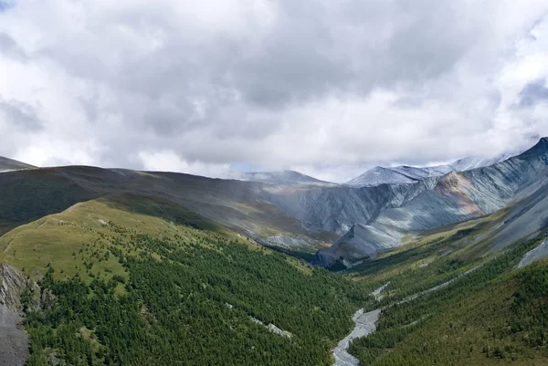 Долина Туманных гор — стоковое фото