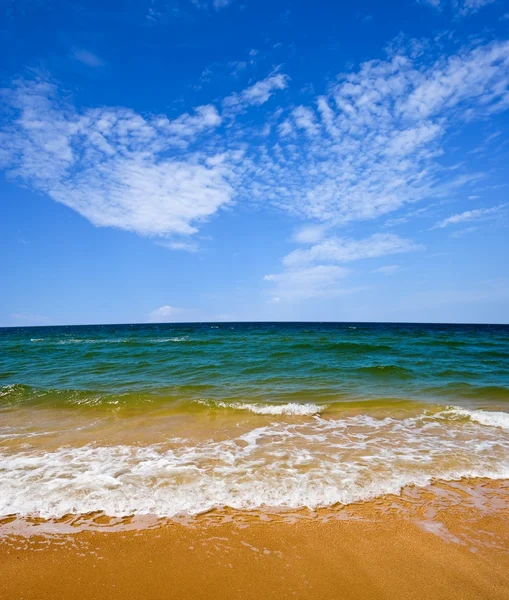 Lato morze pejzaż — Zdjęcie stockowe