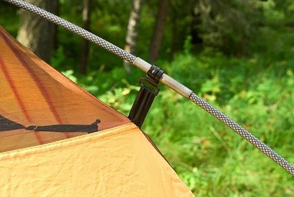 stock image Touristic tent in a forest