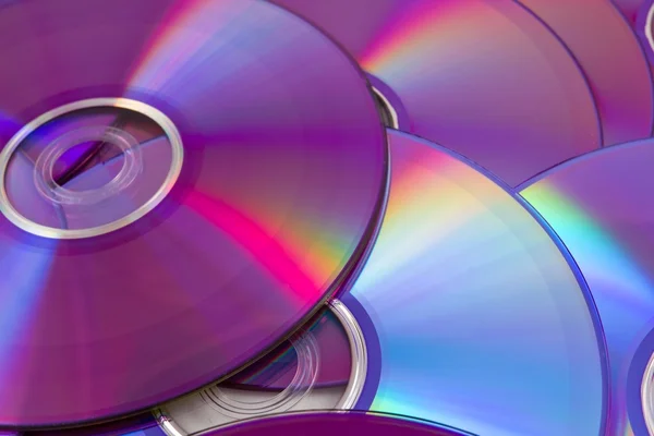 Компактные диски фона — стоковое фото