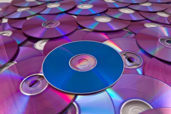 Компактные диски фона — стоковое фото