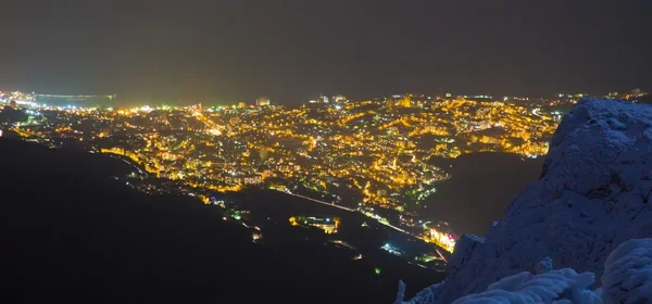 stock image Night town panorama